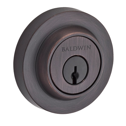 Baldwin Reserve Series Contemporary Round Double Cylinder Deadbolt
