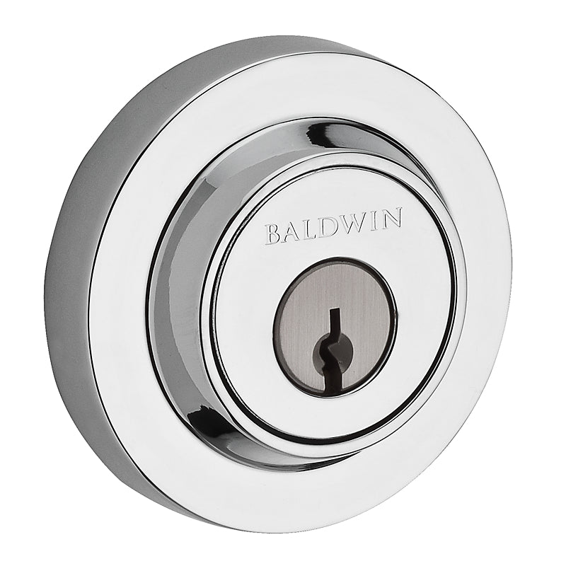 Baldwin Reserve Series Contemporary Round Single Cylinder Deadbolt