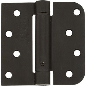 Advantage Spring Hinge Half Rounded Corner Half Square Corner