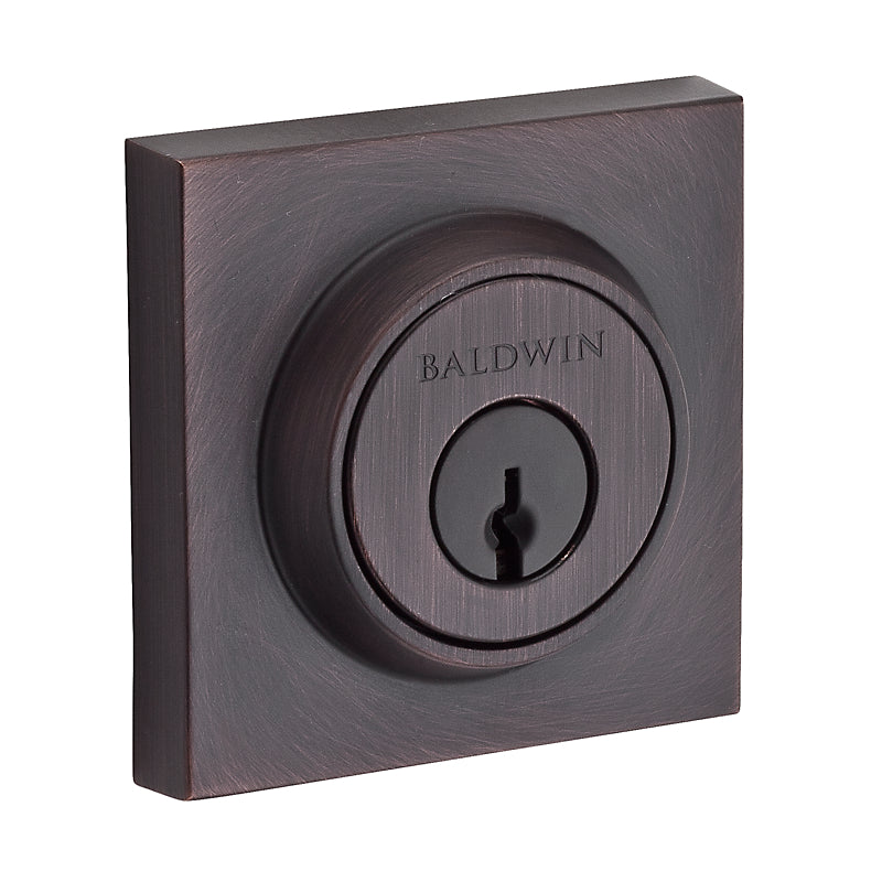 Baldwin Reserve Series Contemporary Square Double Cylinder Deadbolt