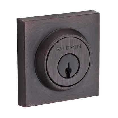 Baldwin Reserve Series Contemporary Square Double Cylinder Deadbolt