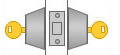 Inox SD Square Deadbolt