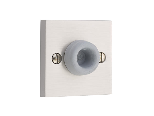 Square Rosette - Satin Nickel