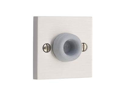 Square Rosette - Satin Nickel