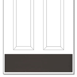 Dark Bronze/Oil Rubbed Bronze Kickplate