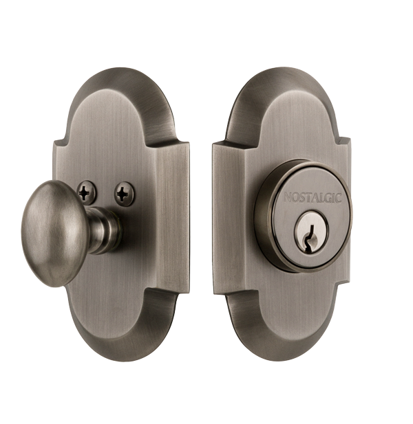 Nostalgic Warhouse Cottage Deadbolt - Antique Pewter