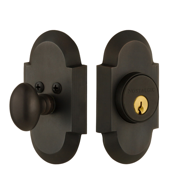 Nostalgic Warhouse Cottage Deadbolt - Oil Rubbed Bronze