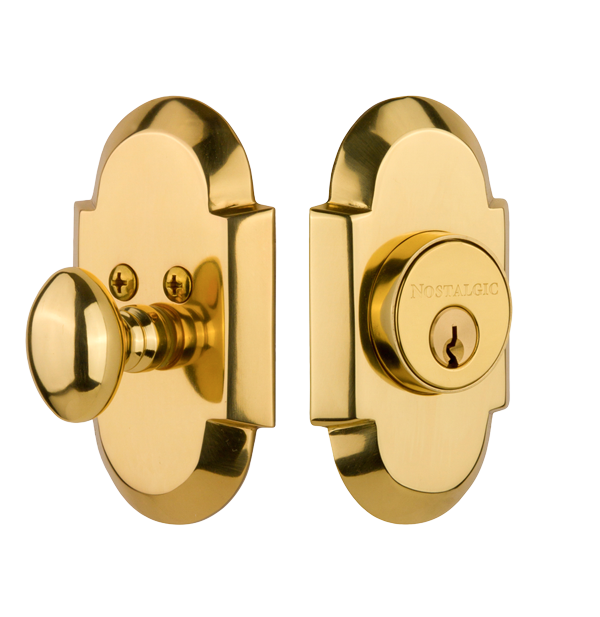 Nostalgic Warhouse Cottage Deadbolt - Polished Brass