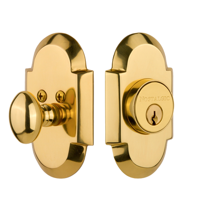 Nostalgic Warhouse Cottage Deadbolt - Polished Brass