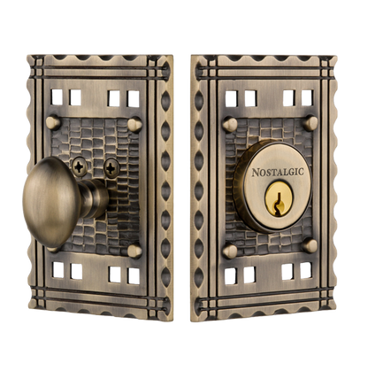 Nostalgic Warehouse Craftsman Single Cylinder Deadbolt