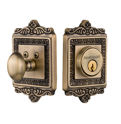 Nostalgic Warehouse Egg and Dart Deadbolt