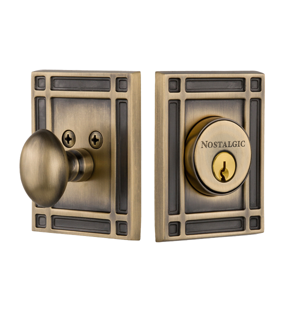 Nostalgic Warehouse Mission Single Cylinder Deadbolt