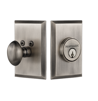 Nostalgic Warhouse New York Deadbolt - Antique Pewter