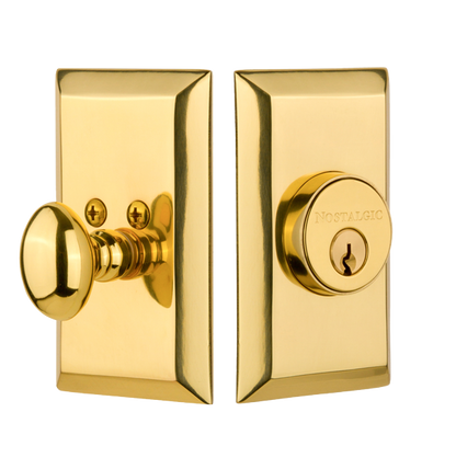 Nostalgic Warhouse Studio Deadbolt - Polished Brass