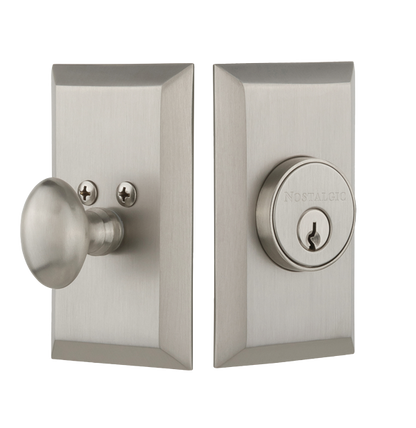 Nostalgic Warhouse Studio Deadbolt - Satin Nickel