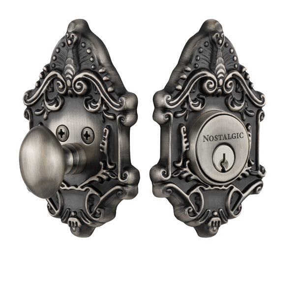 Nostalgic Warehouse Victorian Deadbolt - Antique Pewter