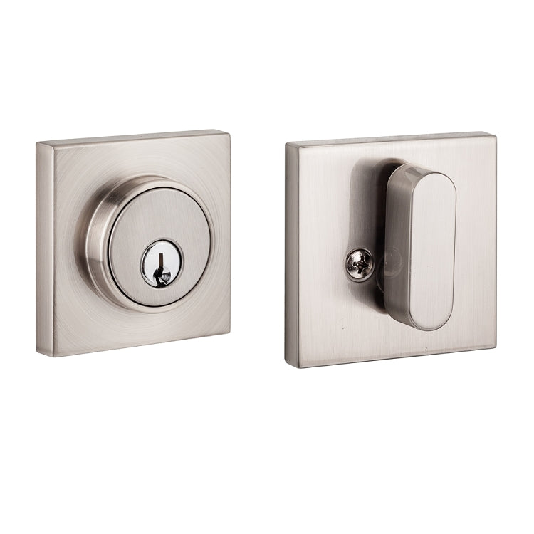 Sure-Loc Modern Square Deadbolt - Satin Nickel Shown