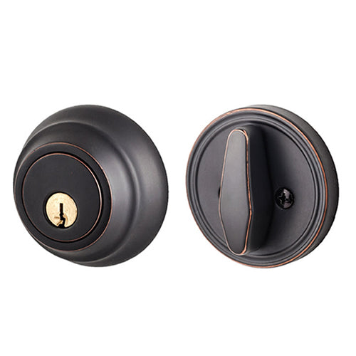 Sure-Loc Single Cylinder Deadbolt - Vintage Bronze Shown