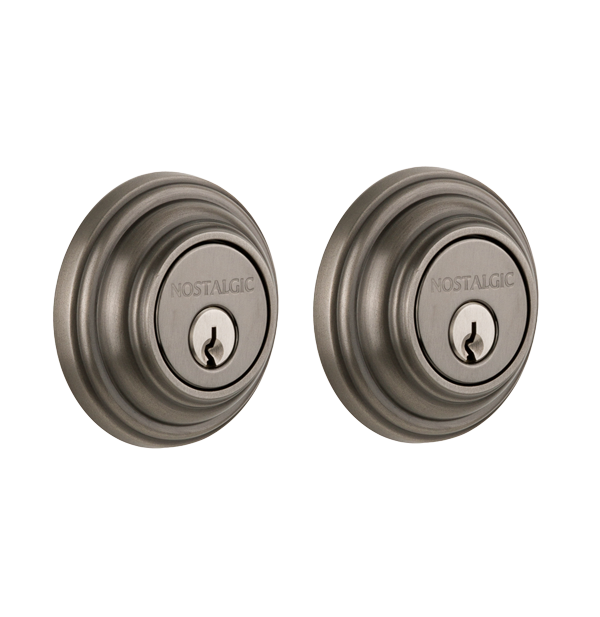 Nostalgic Warhouse Classic Deadbolt - Antique Pewter