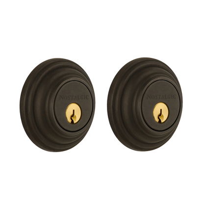 Nostalgic Warehouse Classic Double Cylinder Deadbolt