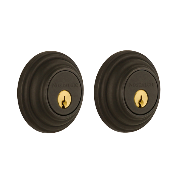 Nostalgic Warhouse Classic Deadbolt - Oil Rubbed Bronze