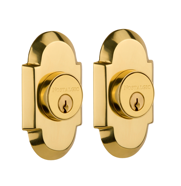 Nostalgic Warhouse Cottage Deadbolt - Polished Brass