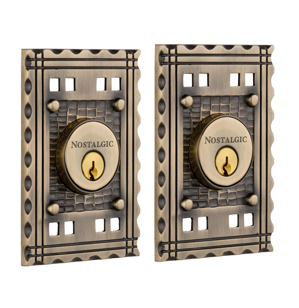 Nostalgic Warehouse Craftsman Double Cylinder Deadbolt