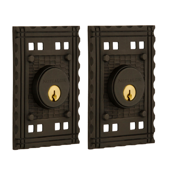 Nostalgic Warehouse Craftsman Double Cylinder Deadbolt