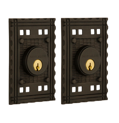 Nostalgic Warehouse Craftsman Double Cylinder Deadbolt