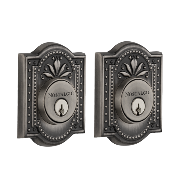 Nostalgic Warehouse Meadows Deadbolt - Antique Pewter