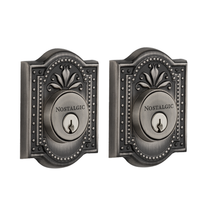Nostalgic Warehouse Meadows Deadbolt - Antique Pewter