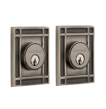 Nostalgic Warehouse Mission Double Cylinder Deadbolt