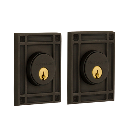 Nostalgic Warehouse Mission Double Cylinder Deadbolt