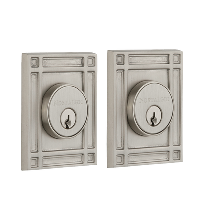 Nostalgic Warehouse Mission Double Cylinder Deadbolt