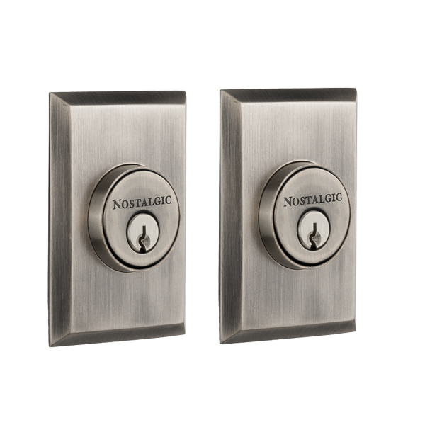 Nostalgic Warhouse New York Deadbolt - Antique Pewter