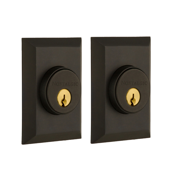 Nostalgic Warhouse New York Deadbolt - Oil Rubbed Bronze