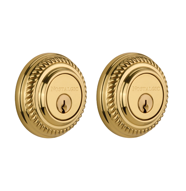 Nostalgic Warehouse Rope Style Double Cylinder Deadbolt