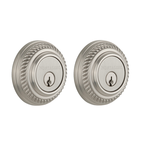 Nostalgic Warhouse Rope Deadbolt - Satin Nickel