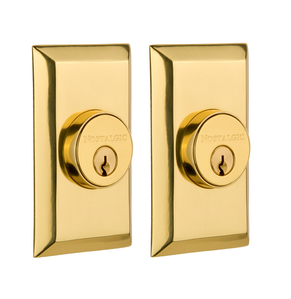 Nostalgic Warhouse Studio Deadbolt - Polished Brass