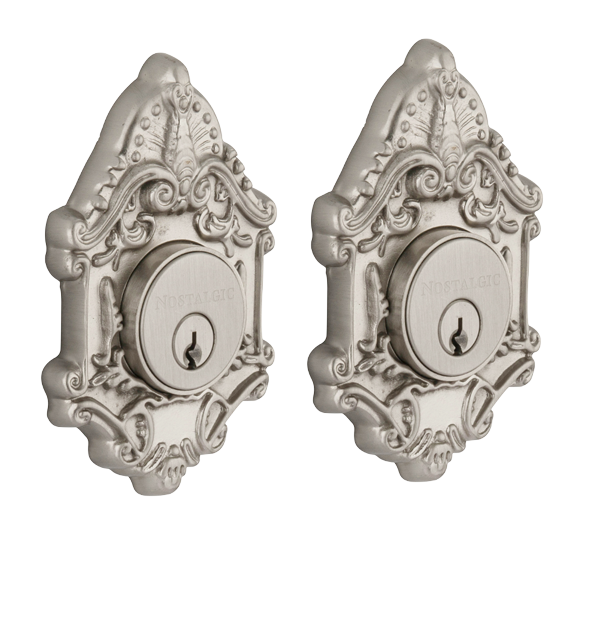 Nostalgic Warehouse Victorian Deadbolt - Satin Nickel