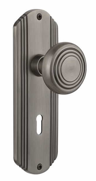 Nostalgic Warehouse Deco Plate with Deco Knob