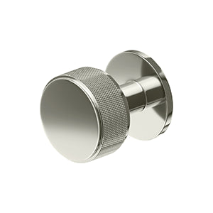 Deltana 1 3/8 Inch Knurled Knob, Polished Nickel