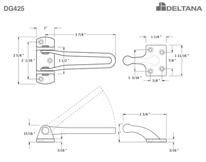 Deltana dg425 Specs