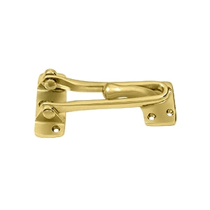 Deltana DG425 Security Door Guard - Polished Brass