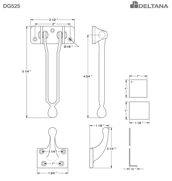 Deltana dg525 Specs