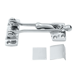 Deltana DG525 Security Door Guard - Polished Chrome