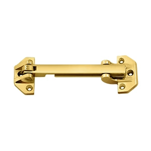 Deltana dgsb675 Security Door Guard - Polished Brass PVD