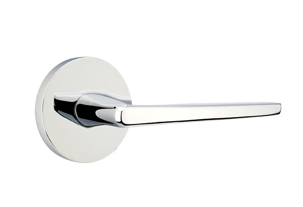 Emtek Brass Hermes Lever Polished Chrome-Disk Rosette