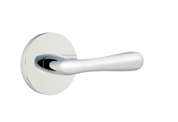 Emtek Basel Lever Polished Chrome-Disk Rosette