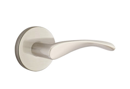 Emtek Triton Door Lever - Disk Rosette - Satin Nickel